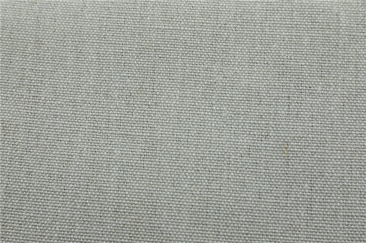 280cm Wide Width Plain Dyed stock 100% French Linen fabric For Sofa Curtain Bedding