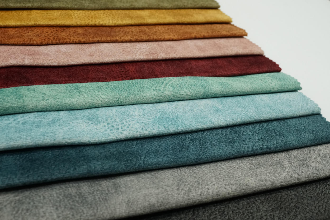 Factory direct super soft beautiful glued holland velvet fabric for curtains and upholstery