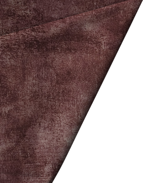 Custom Print Brushed Red Velvet Sofa Upholstery 100 Polyester Waterproof Velour Fabric