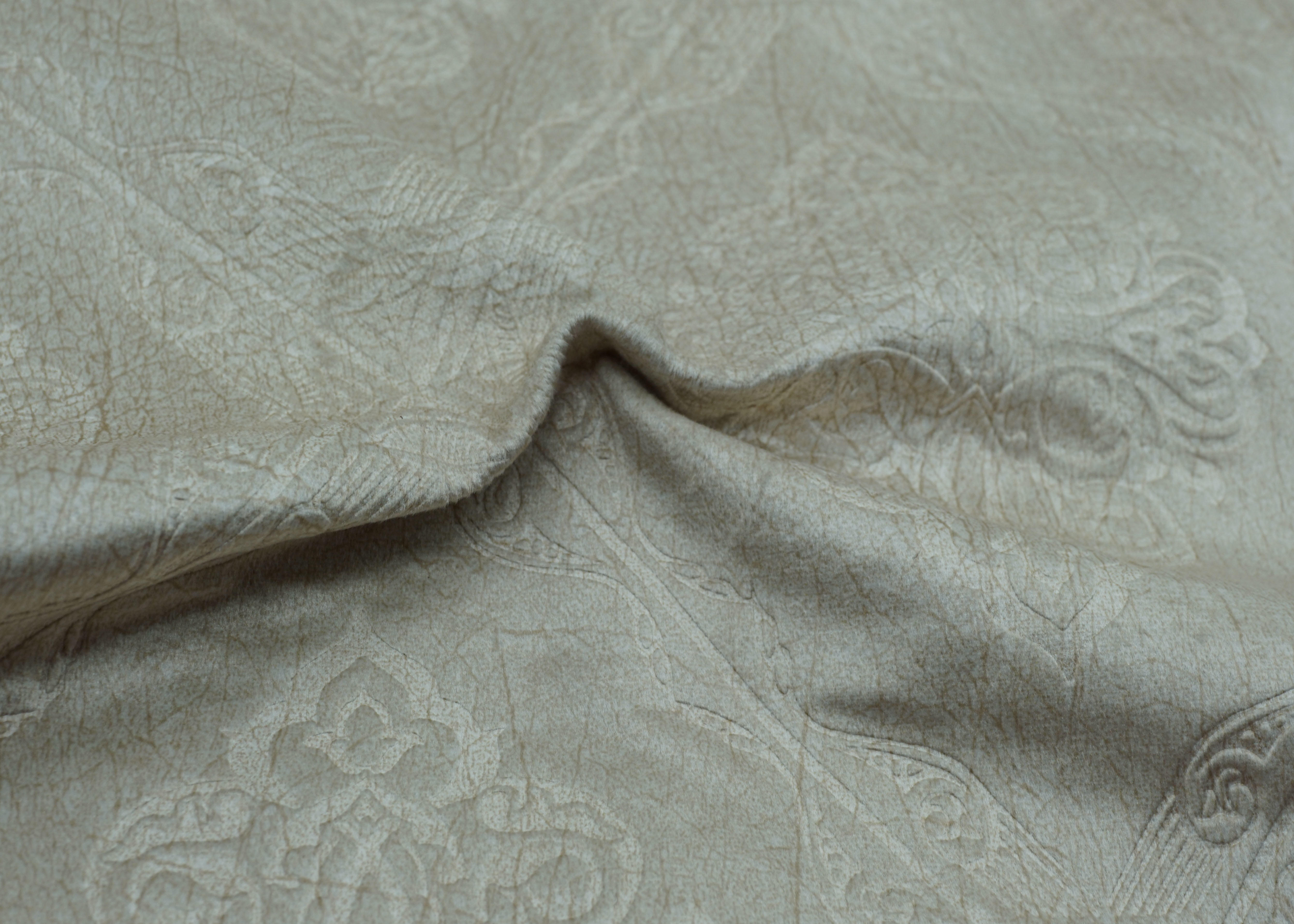 2021 NEW 3D Printed Embossed Polyester Curtain Velvet Fabric