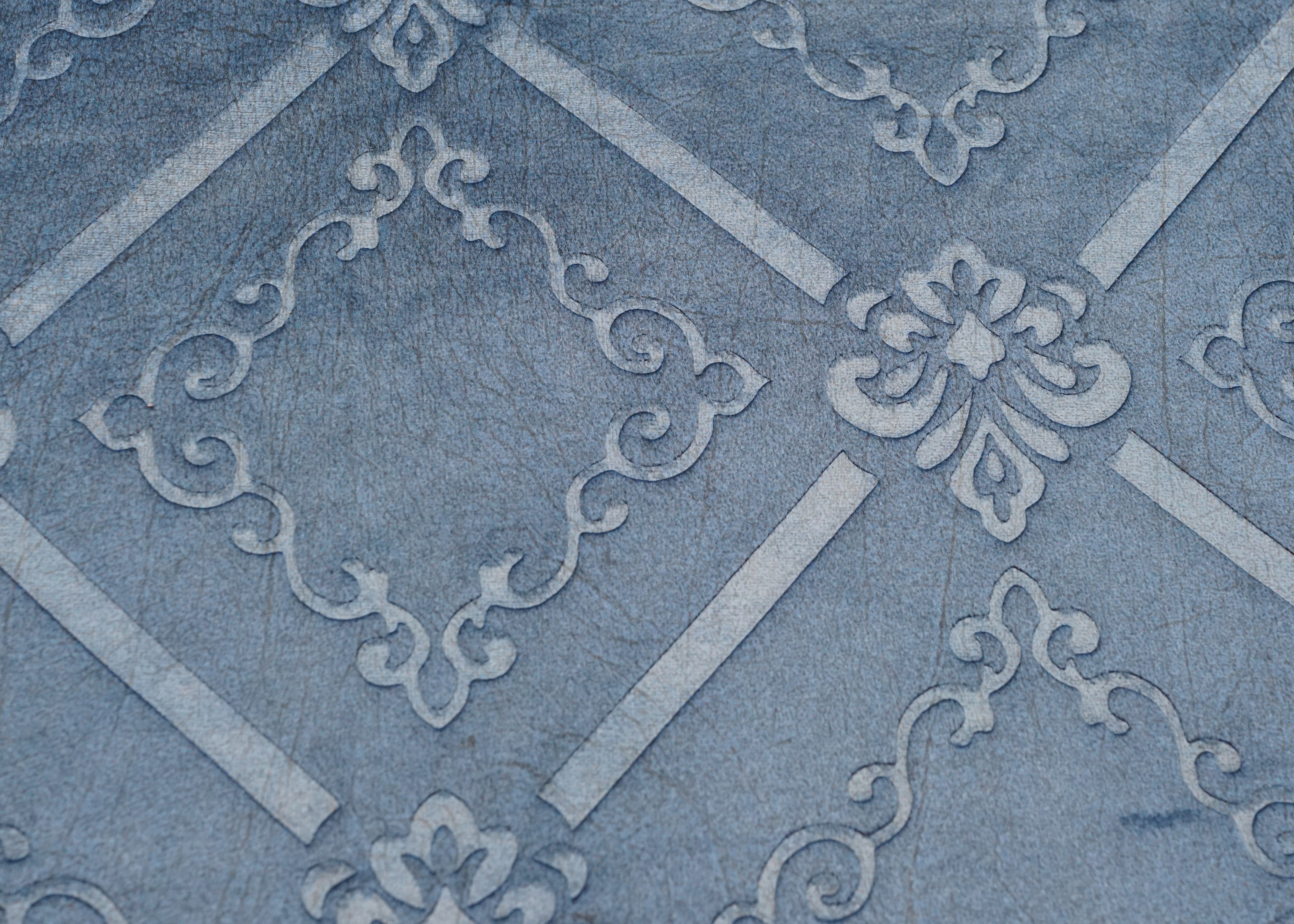 Chinese upholstery 3d printed embossed flower design fabric