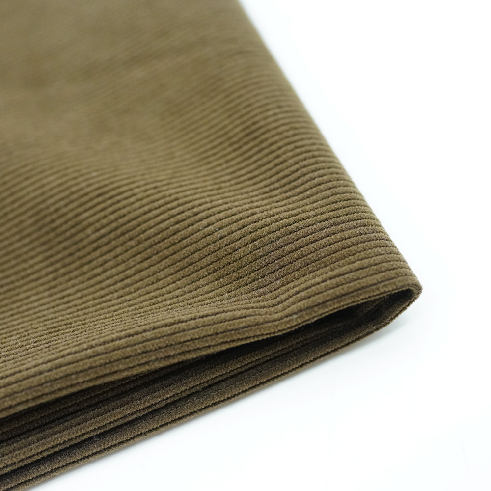 Low MOQ Wholesale None Elasticity wide wale corduroy cotton fabric for clothing