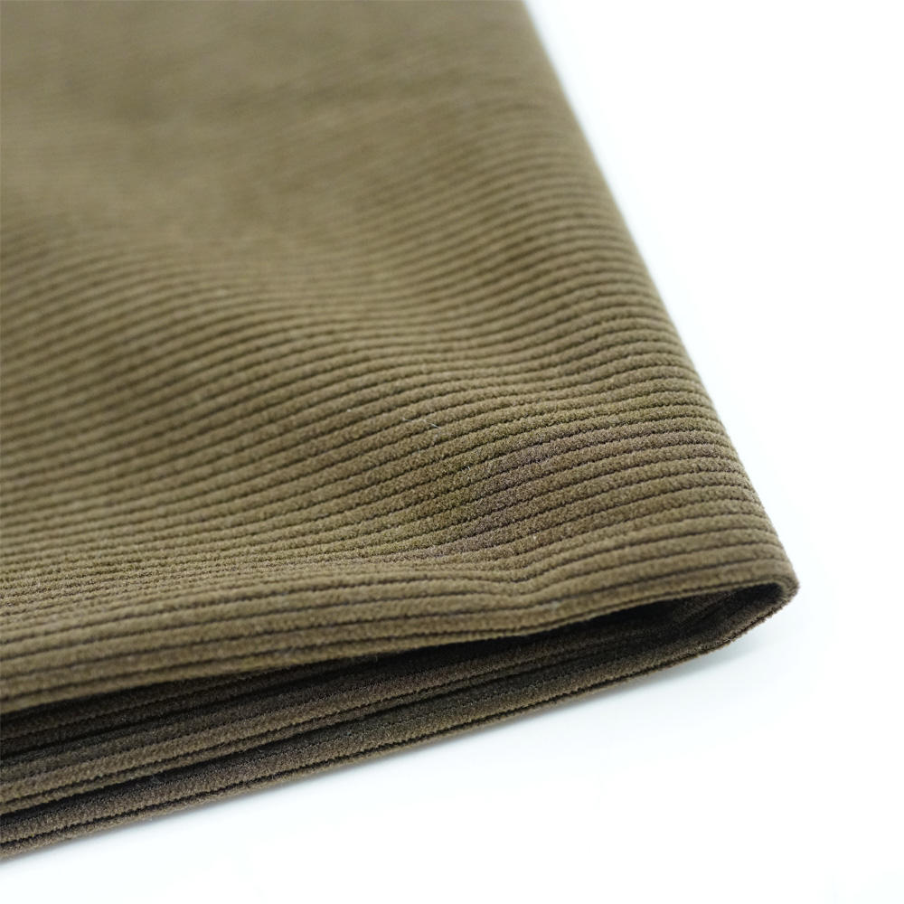 Low MOQ Wholesale None Elasticity wide wale corduroy cotton fabric for clothing