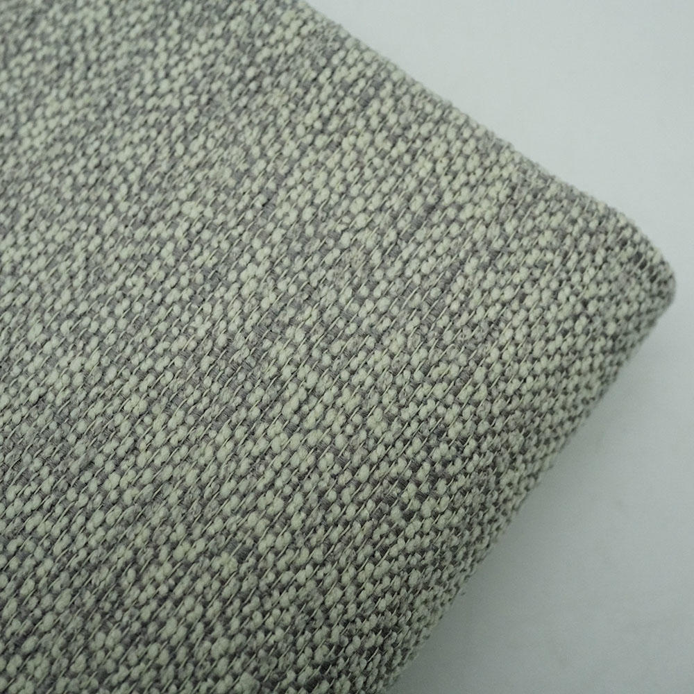 popular good quality 100%  polyester twill woven dyed imitation linen furniture upholstery fabric