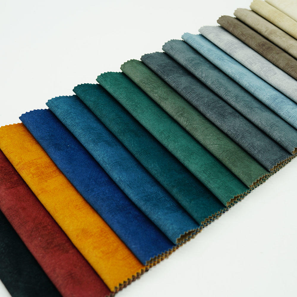China supplier velvet polyester cheap upholstery fabric for sofa cover