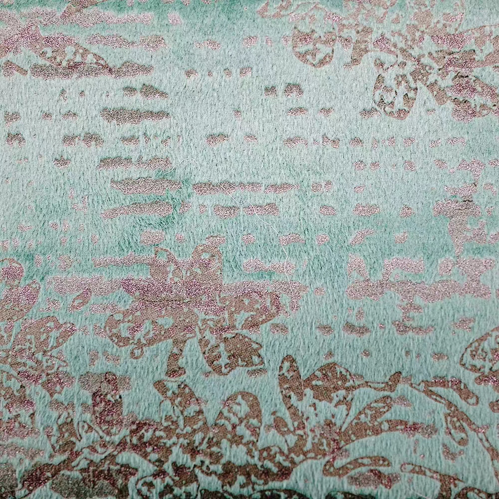 Upholstery Material Soft Velvet Home Textile Printing Sofa Fabric for Living Room Furniture