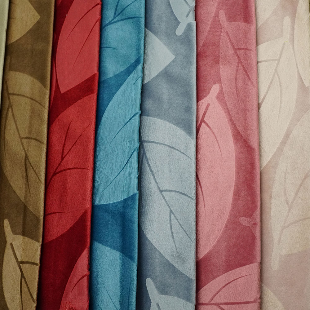 100% Polyester velvet textile fabric