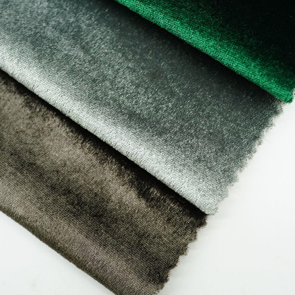 Multi-colors Velvet Polyester Knitted Sofa Fabric For Furniture Textile
