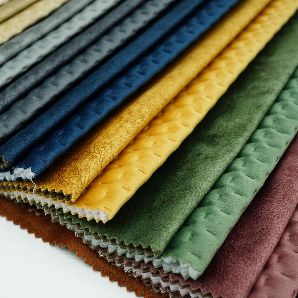 Velvet Sofa Fabric Upholstery With New Design Luxury 