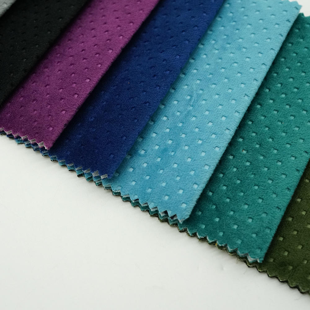 Fashion High Quality Cheap 100% Polyester Velour Car Upholstery Fabric