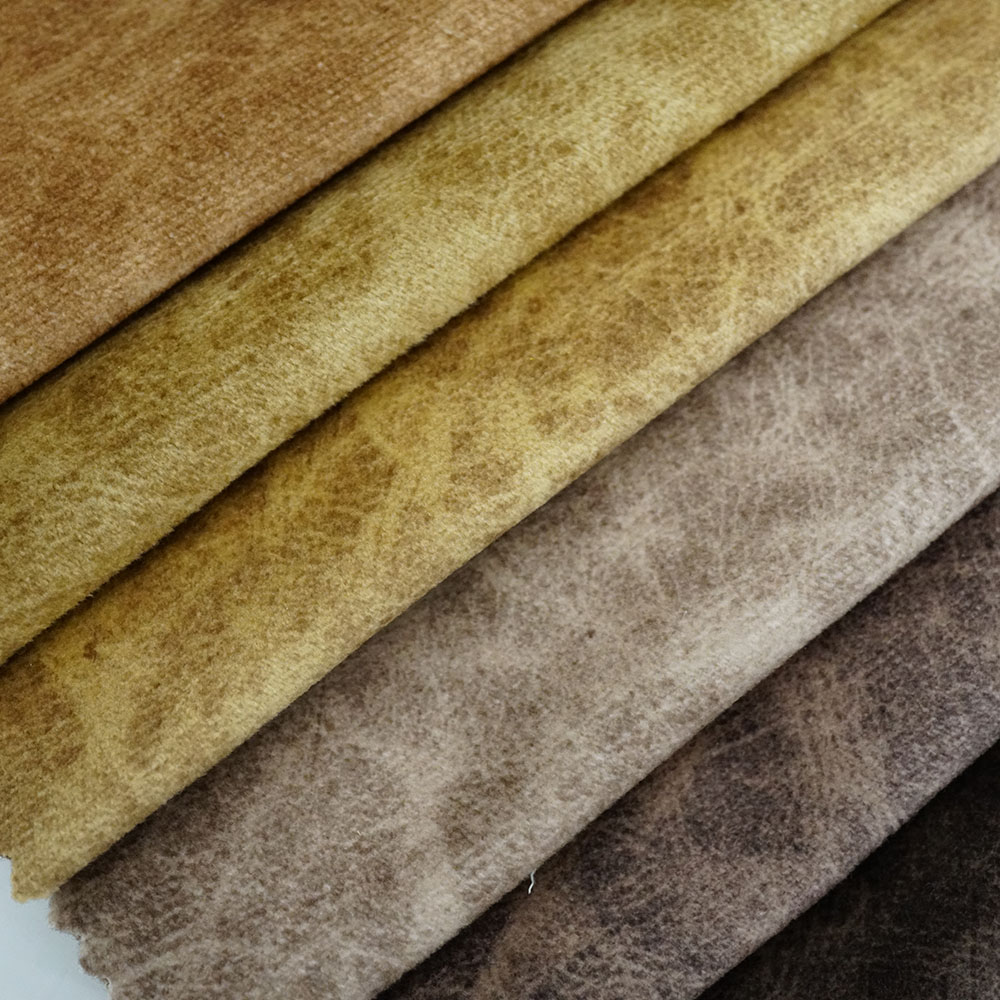 China Cheap velvet polyester upholstery fabric for sofa cover Cushion
