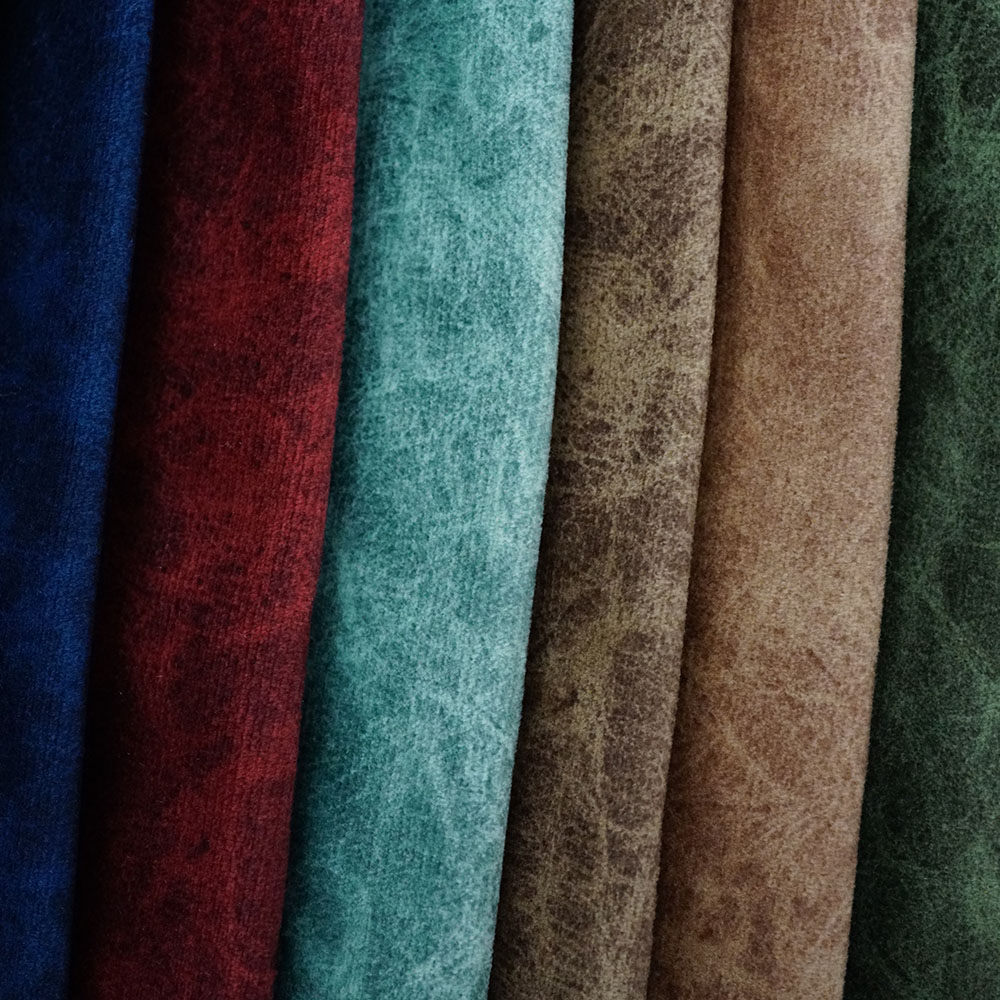 China Cheap velvet polyester upholstery fabric for sofa cover Cushion