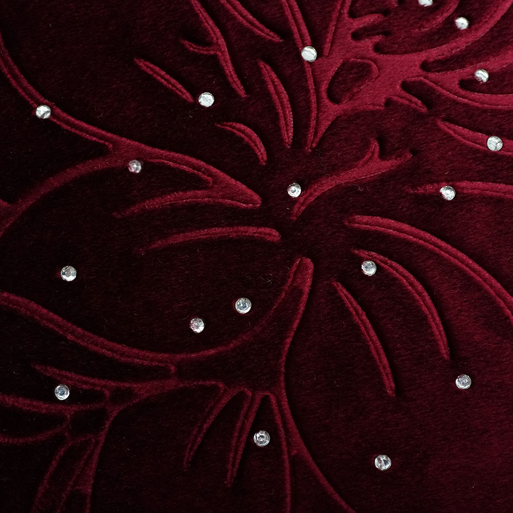 Hottest design embossed velvet sofa upholstery fabric