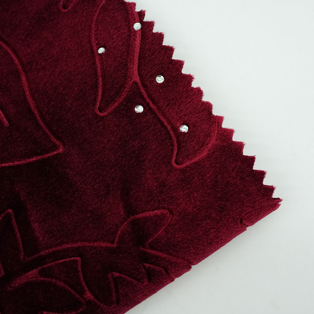 Hottest design embossed velvet sofa upholstery fabric