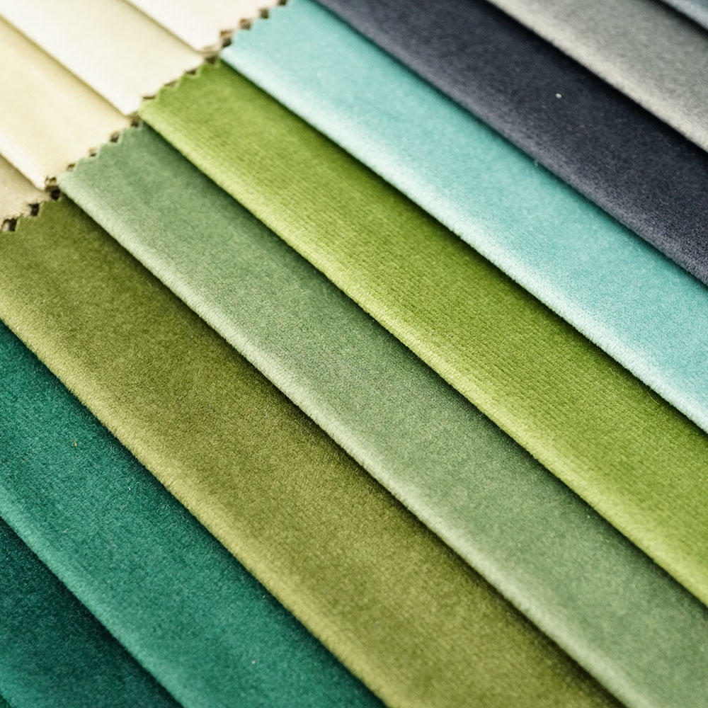 100% Polyester Microfiber Plain Dyed Velvet Textile Fabric Wholesale Suppliers