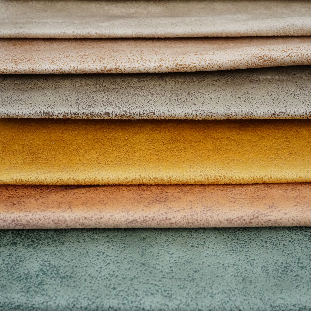 Matte Velvet Sofa Fabric Factory For Home Textile Upholstery