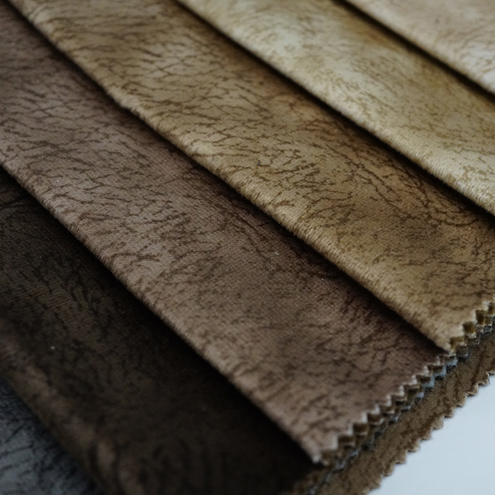 China Upholstery Low Maintenance Sofa Velvet Fabric For Home Textile