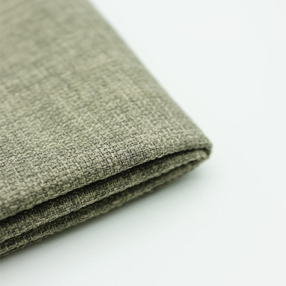 modern white linen curtain upholstery fabric online
