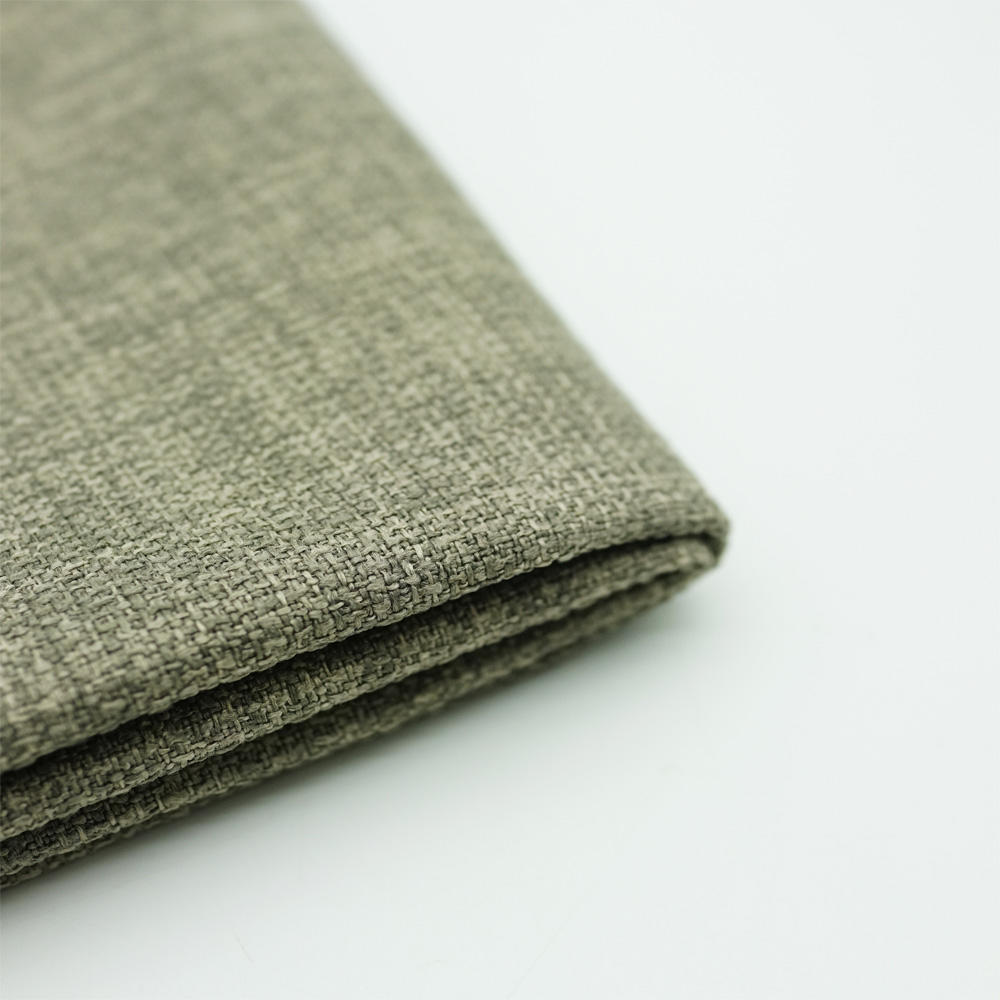 Linen Curtain upholstery Fabric for sofa
