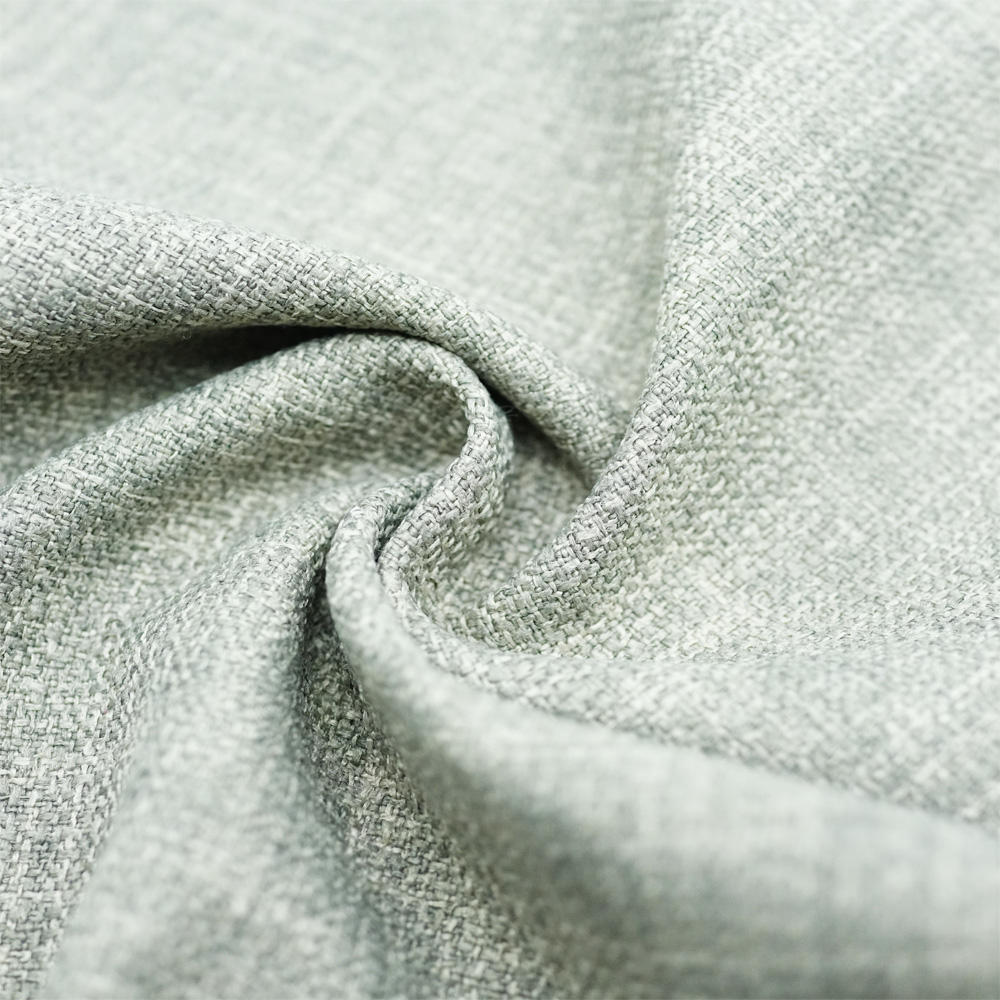 modern white linen curtain upholstery fabric online