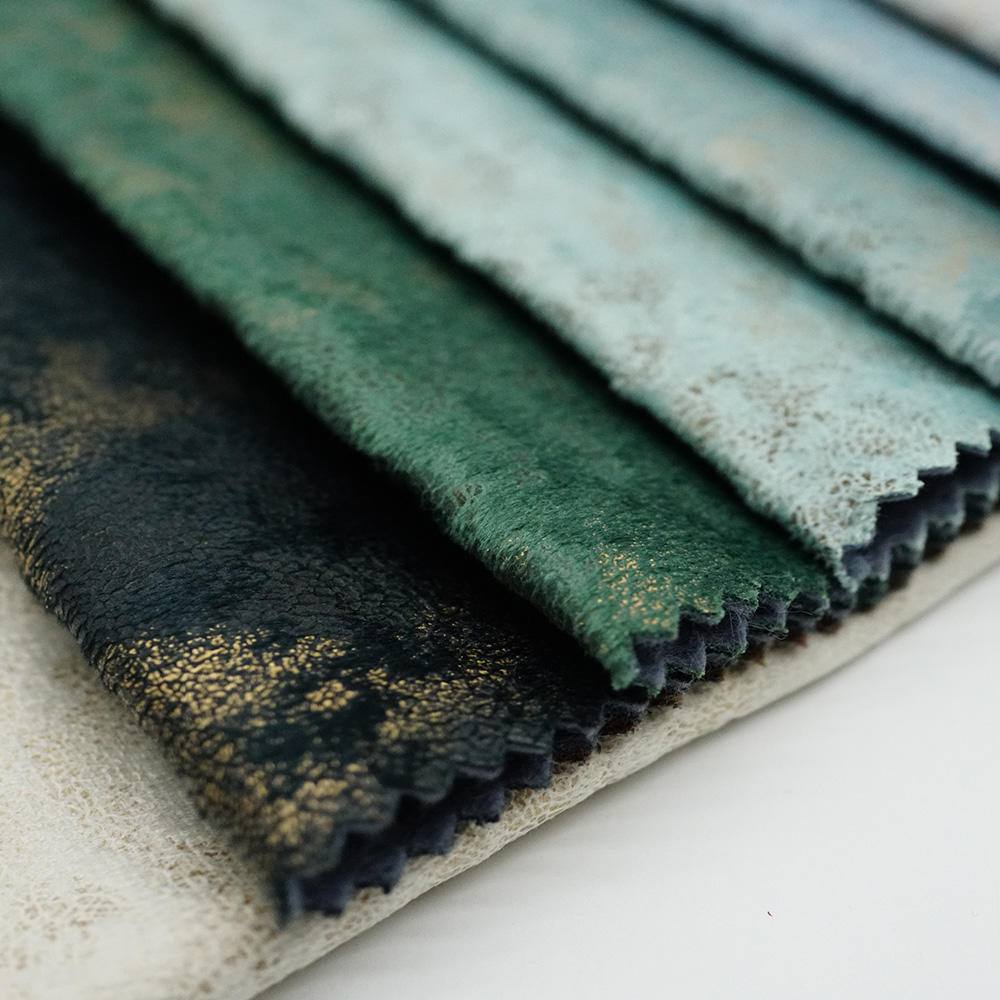 Customized 100% Polyester Upholstery Holland Velvet Fabric