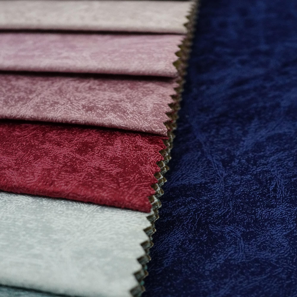 100% Polyester Textile Upholstery Sofa Velvet Fabric 