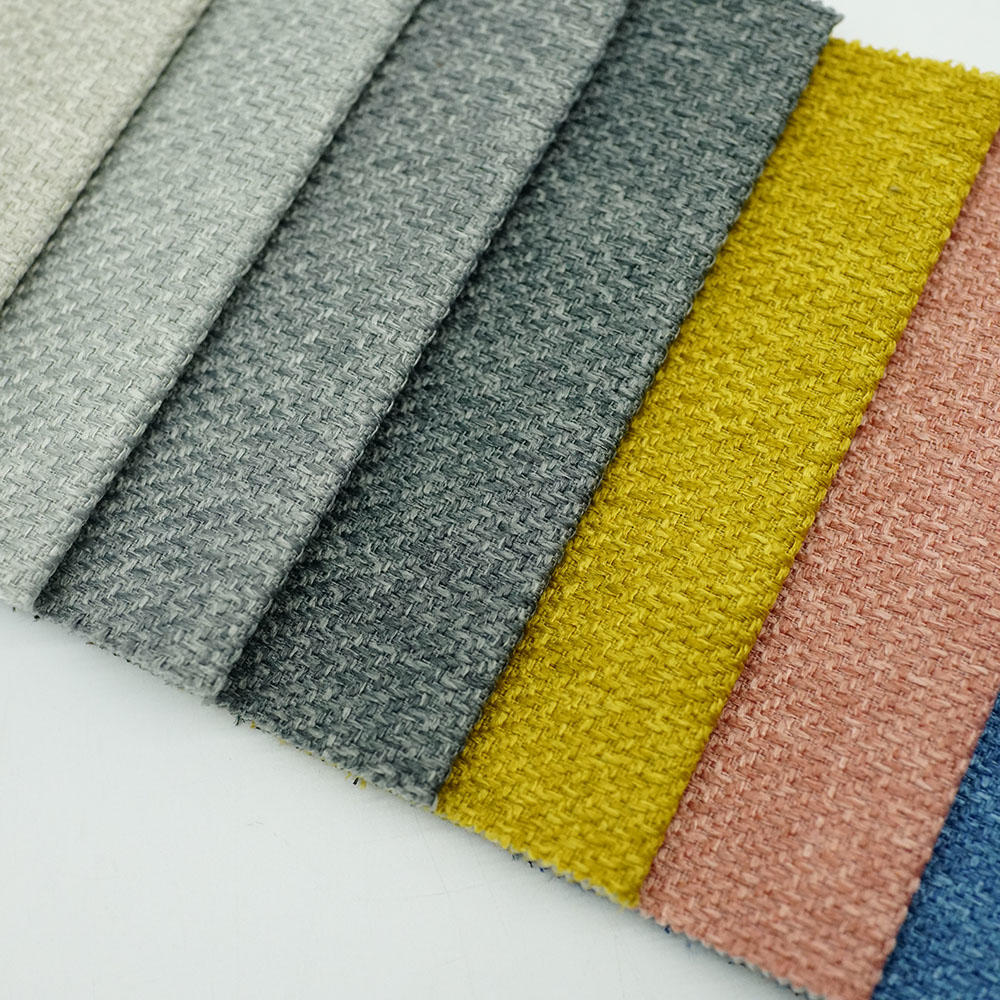modern upholstery linen fabric for lounge accent chair 