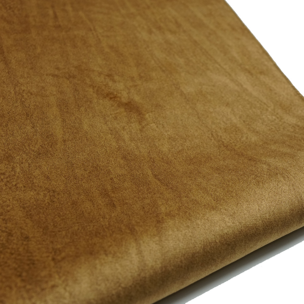 Customized 100% Polyester Upholstery Holland Velvet Fabric For Prestige Sofa fabric