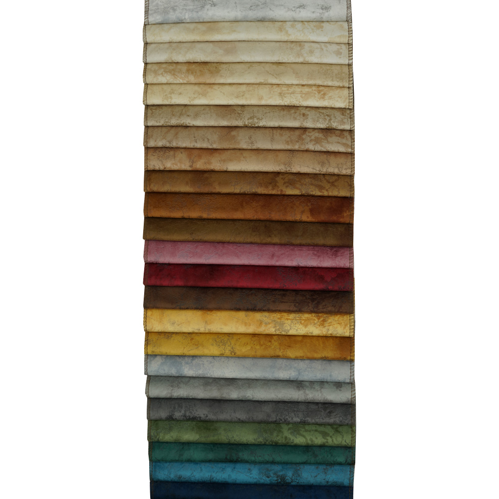 Muti-color Bronzed Holland Velvet Fabrics For Sofa Furniture Materials 
