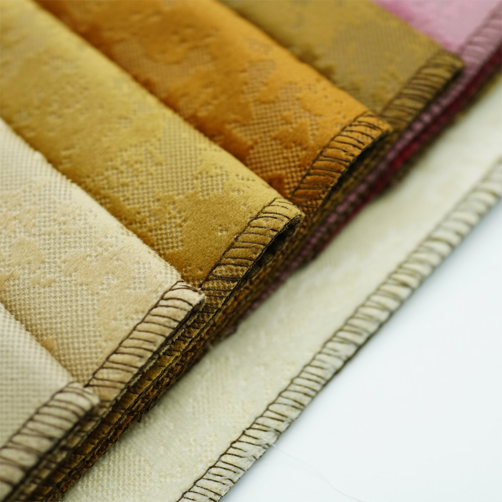 100% Polyester Bronzed Sofa Upholstery Fabric Holland Velvet Material Fabric 