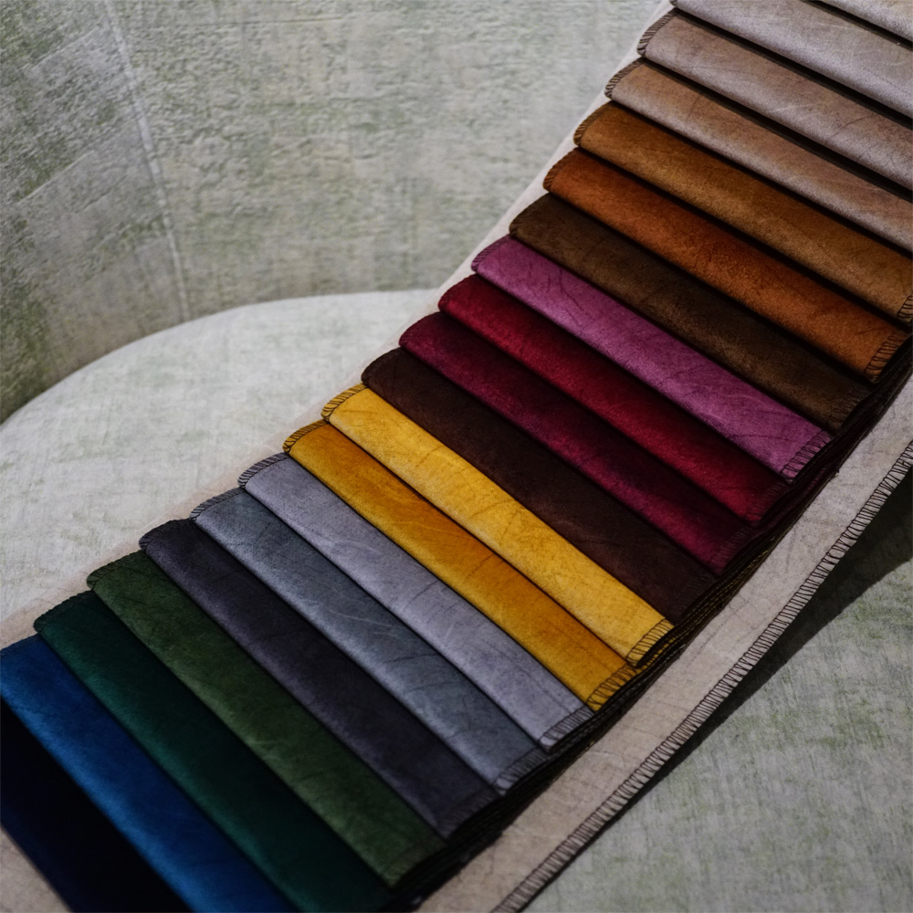  Holland Velvet Polyester Knitted Sofa Fabric For Furniture Textile