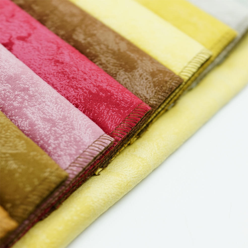 100% Polyester Super Soft Printing Holland Velvet Sofa Fabric For Furniture Textile 