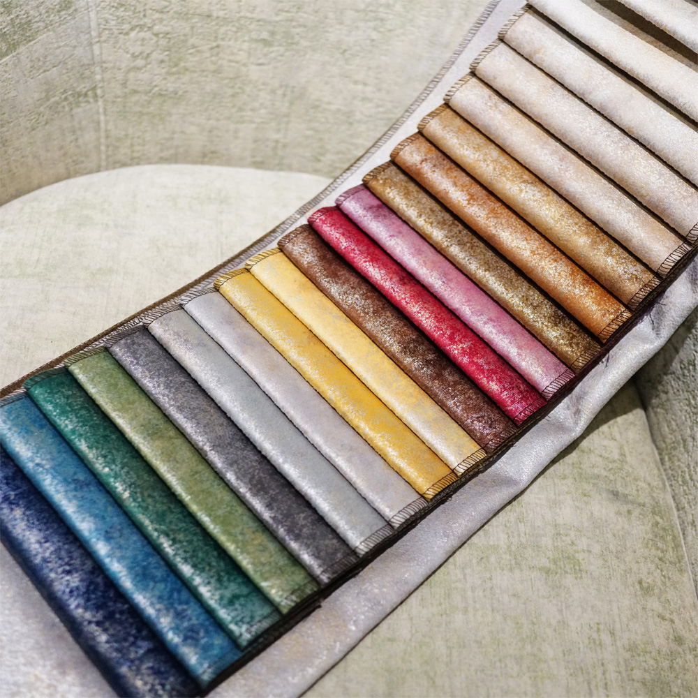  Sofa Fabric 100% Polyester Holland Velvet Upholstery Fabric Textile