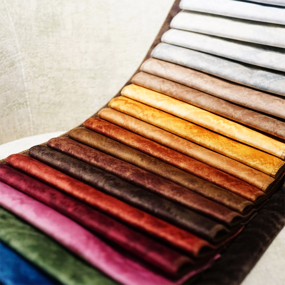  Fashion Sofa Upholstery Fabrics Polyester Velvet Fabric 