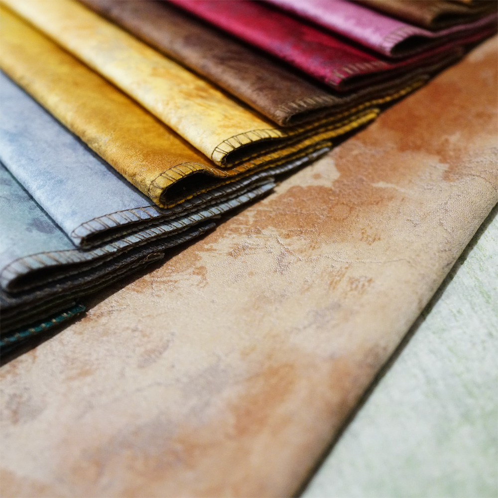Muti-color Bronzed Holland Velvet Fabrics For Sofa Furniture Materials 