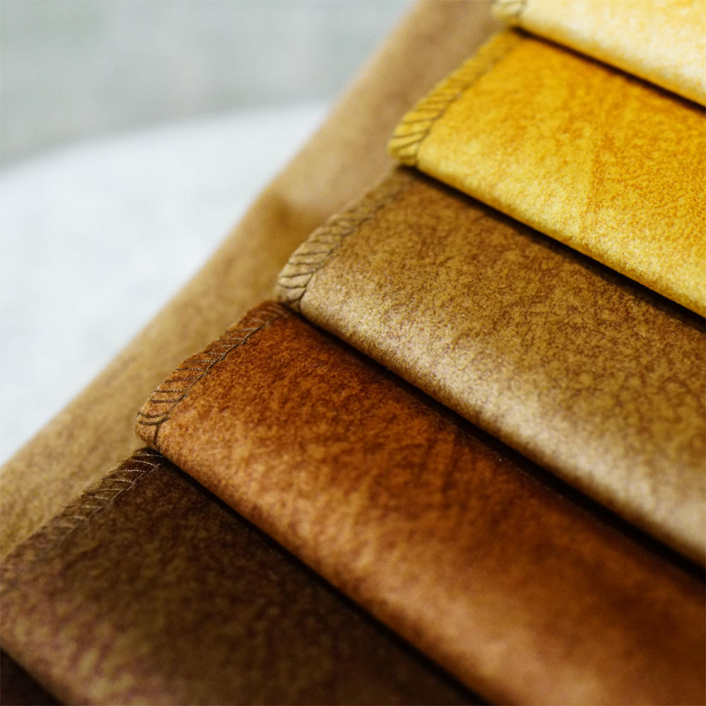 Customized 100% Polyester Upholstery Holland Velvet Fabric For Prestige Sofa fabric