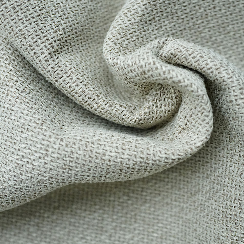 printed pile upholstery linen fabric for sofa.
