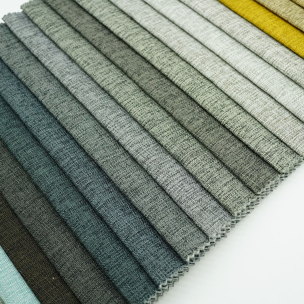 upholstery fabric linen striped textured