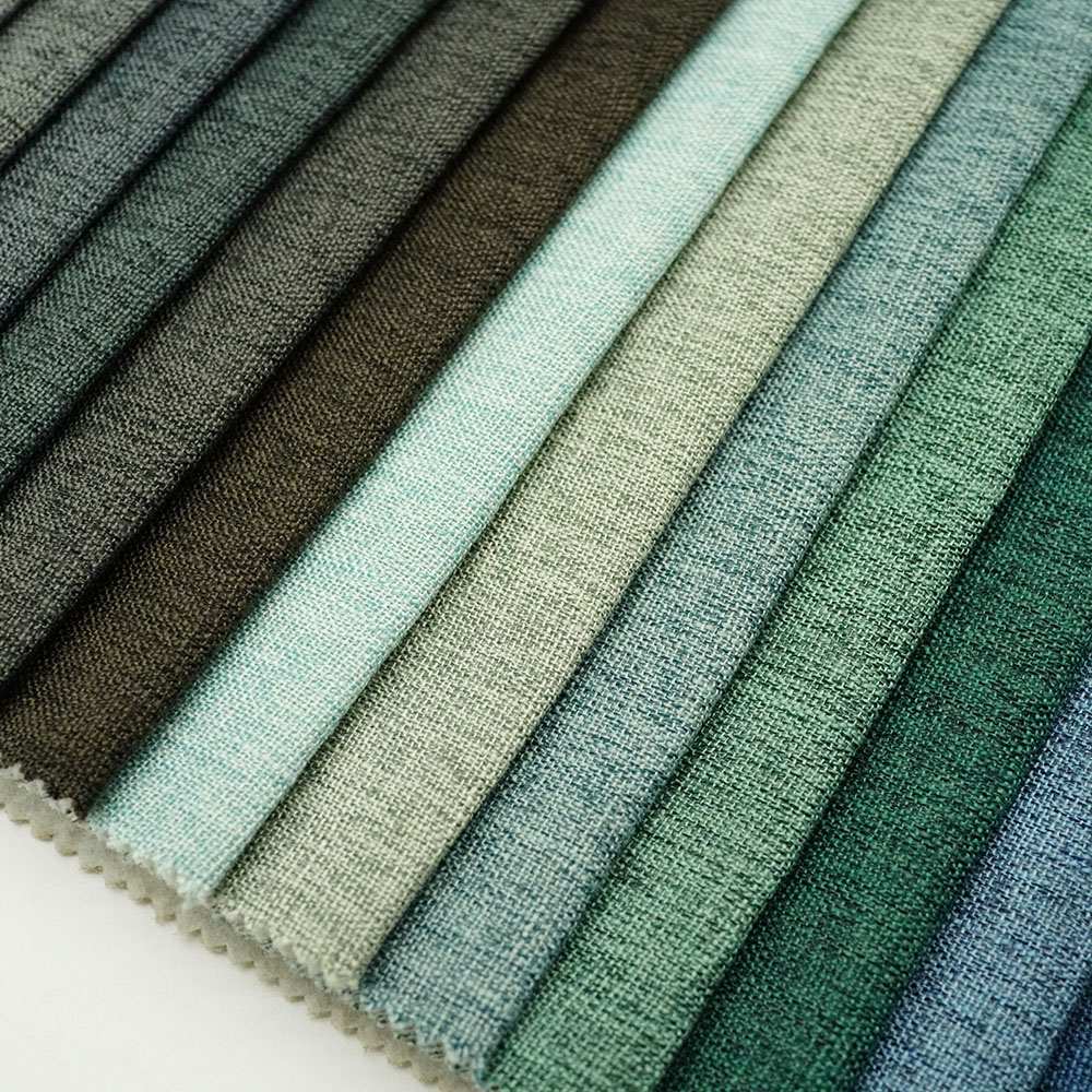 upholstery fabric linen striped textured
