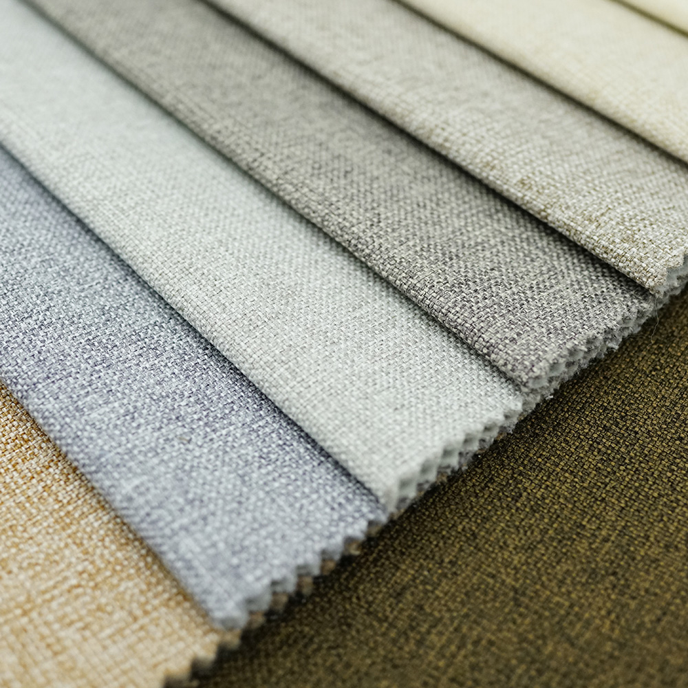 colorful high quality linen upholstery fabric for neterlands market