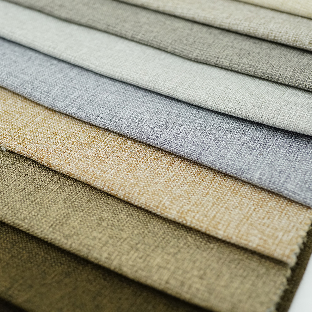 colorful high quality linen upholstery fabric for neterlands market