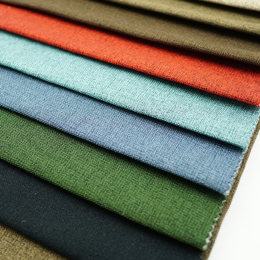 colorful high quality linen upholstery fabric for neterlands market