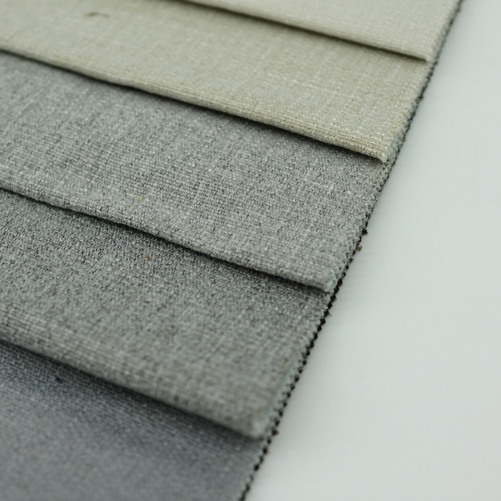 100% polyester upholstery linen fabric for classic car seat 