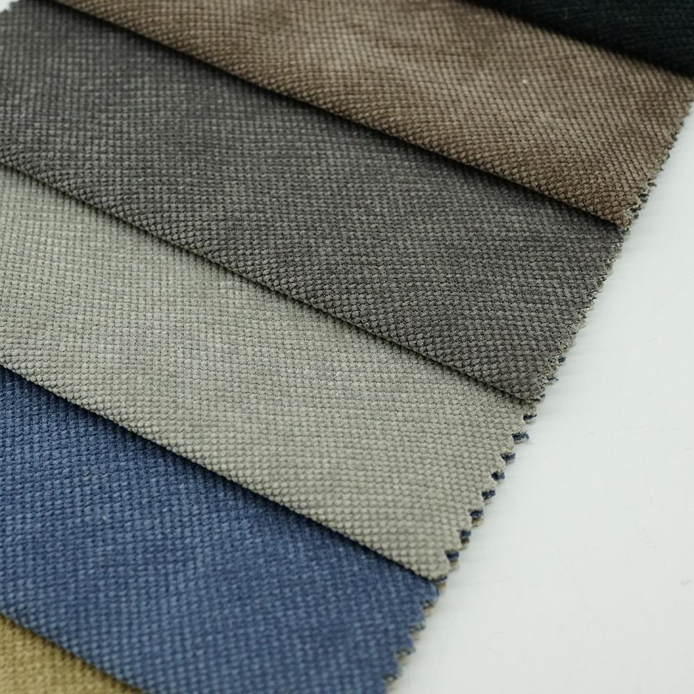 high quality embroidery linen upholstery fabric
