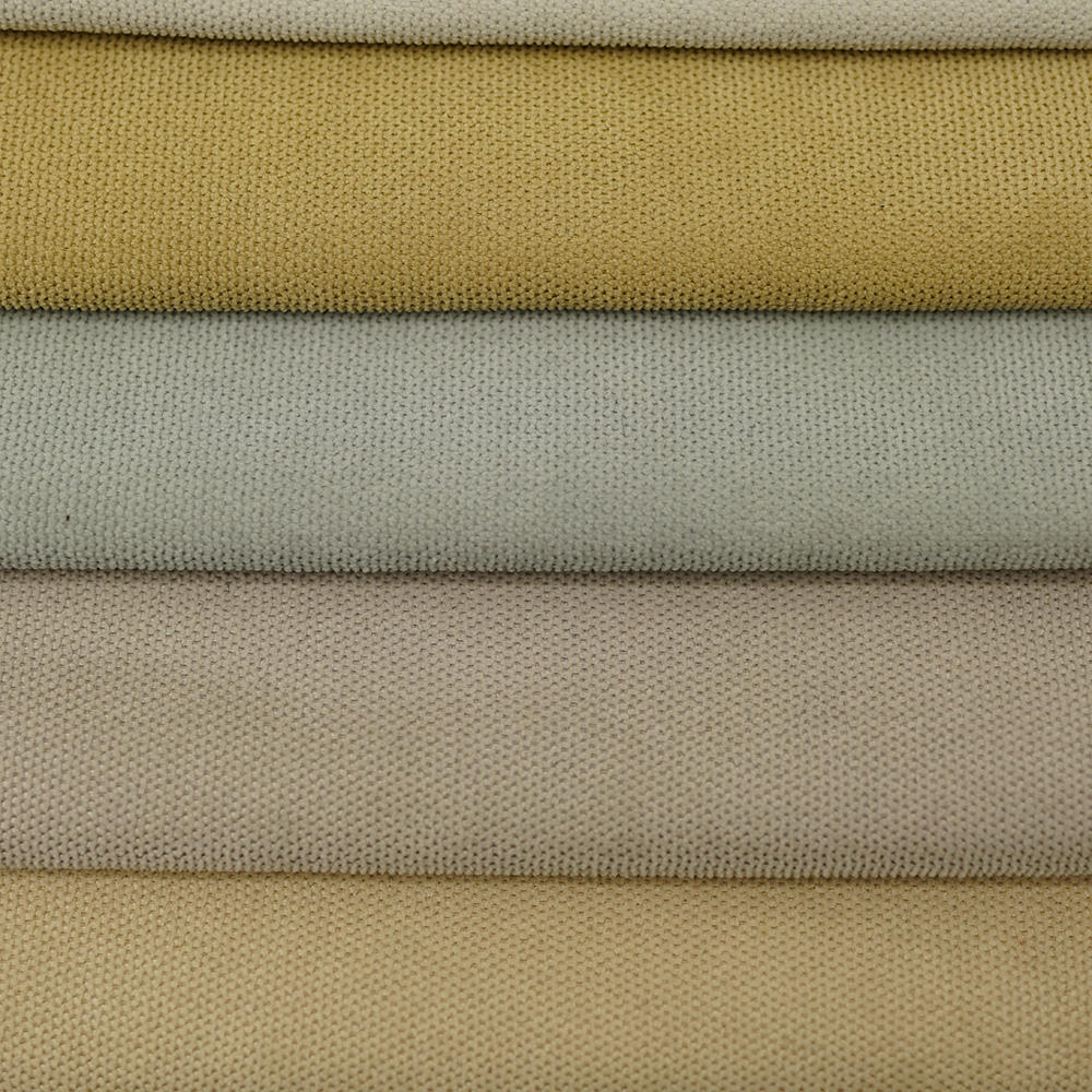 Hotsale 100% Polyester Linen Look Sofa Fabric Upholstery From China