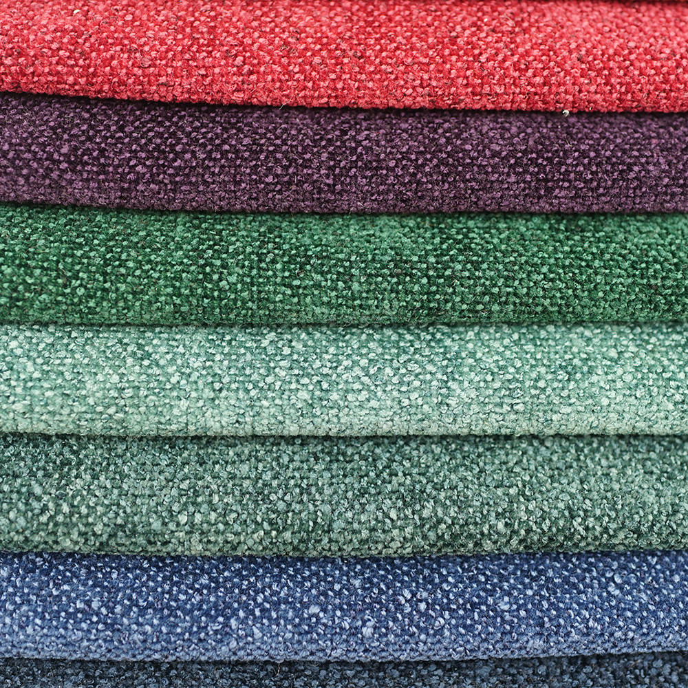 Hot Selling 100% Polyester Chenille Sofa Fabric For Furniture Textile