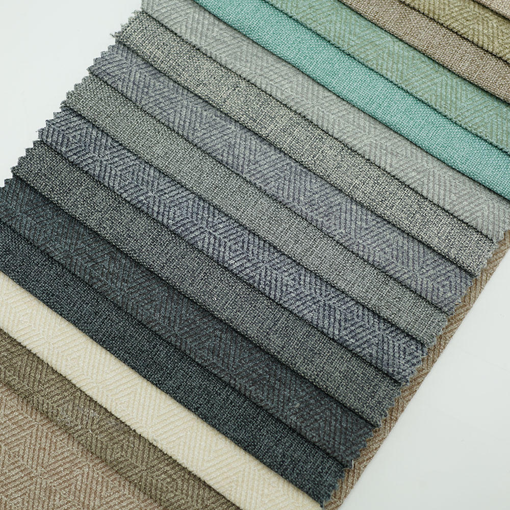 Best Price Wholesale Multi-color Look Linen Fabric Home Design Fabric Textiles