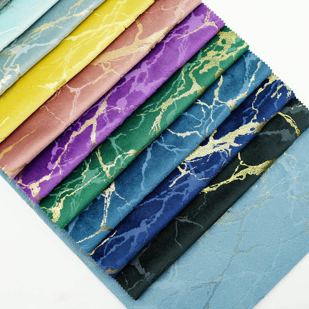 Factory Supplied 100% Polyester Waterproof  Velvet Colorful Printing Fabric 