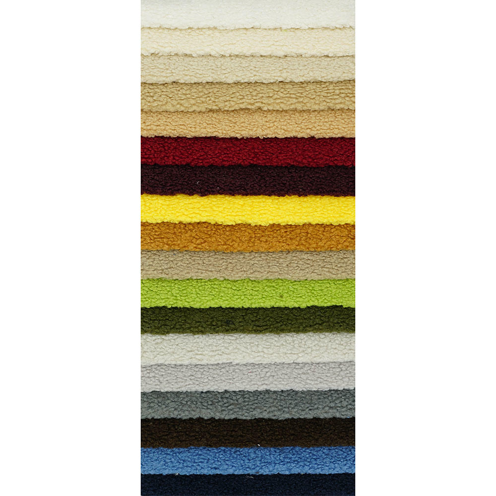 Customized Heavy Weight 100% Polyester Plain Boucle Teddy Fabric Upholstery For Sofa Cushion Home Decor Fabric