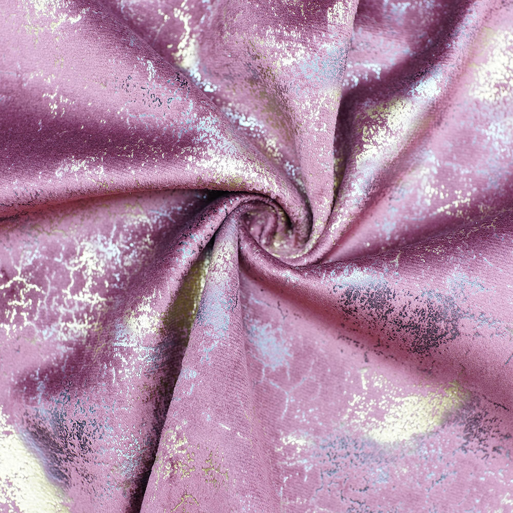 Shiny Bronzing Luxury Home Textile Velvet Fabric Suppliers